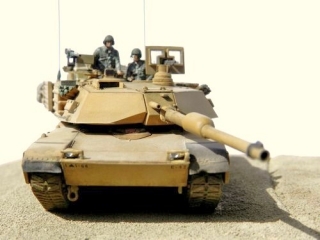 M1A2 Abrams in der Wüste